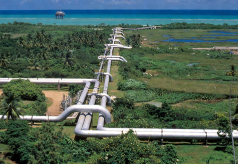 Gas transport pipeline costs