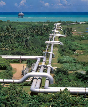 Gas transport pipeline costs